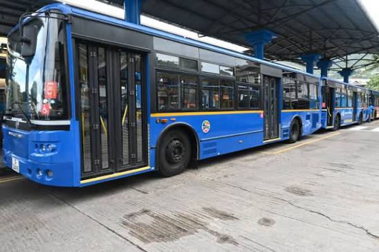 SPTC public bus on Mahé, Seychelles